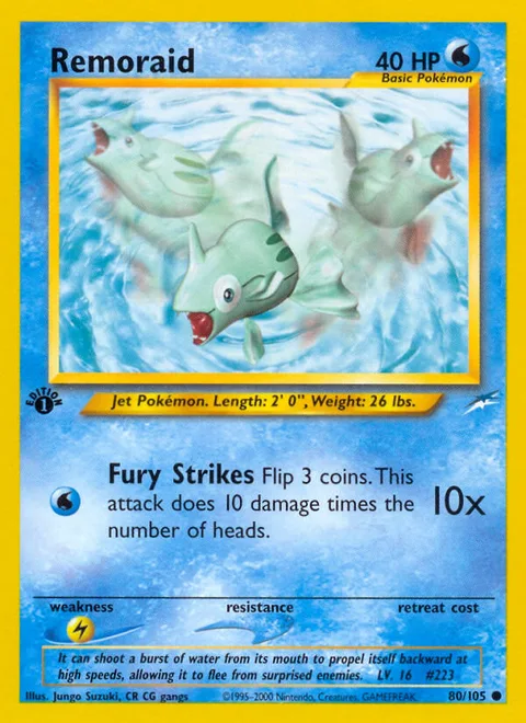 Remoraid, a Pokémon card