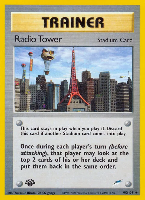 Radio Tower, a Pokémon card