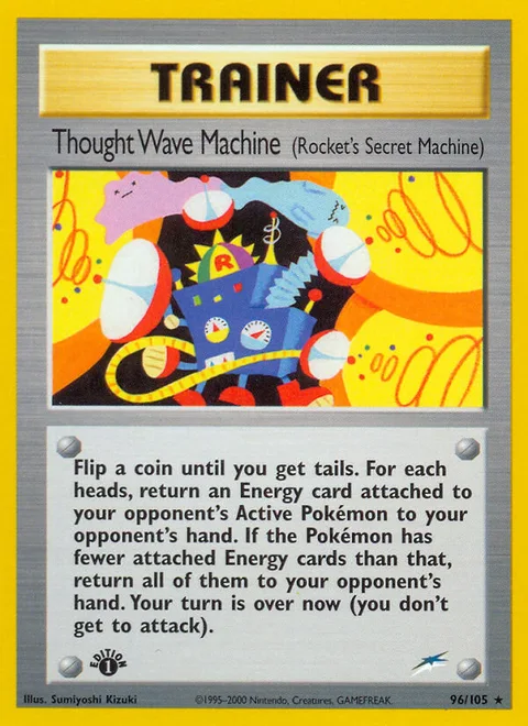 Thought Wave Machine, a Pokémon card