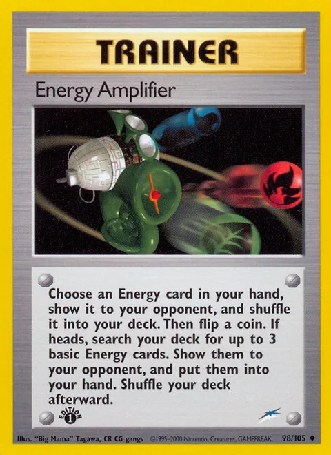 Energy Amplifier, a Pokémon card