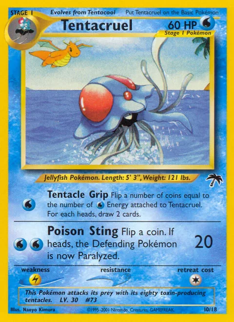 Tentacruel, a Pokémon card