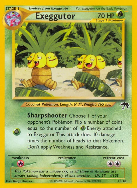 Exeggutor, a Pokémon card